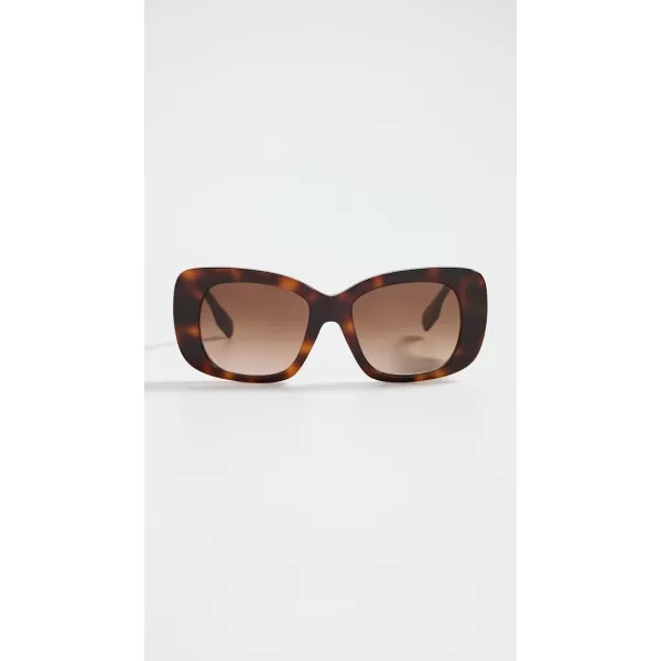 BURBERRY Womens Oversized Cat Eye SunglassesBrown