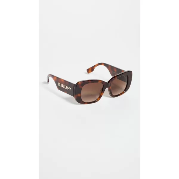 BURBERRY Womens Oversized Cat Eye SunglassesBrown