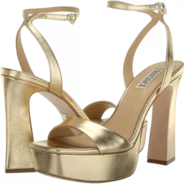 Badgley Mischka Womens CAIA Heeled SandalGold