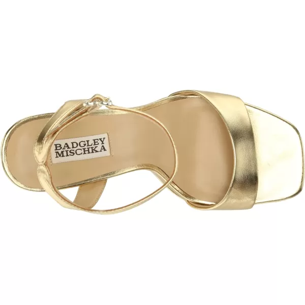 Badgley Mischka Womens CAIA Heeled SandalGold