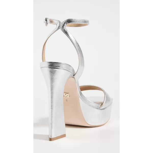 Badgley Mischka Womens CAIA Heeled SandalSilver