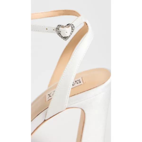 Badgley Mischka Womens CAIA Heeled SandalSoft White