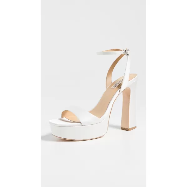 Badgley Mischka Womens CAIA Heeled SandalSoft White