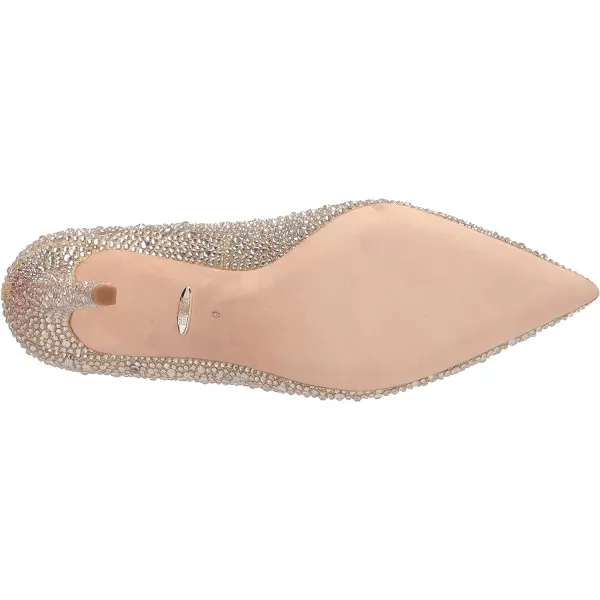 Badgley Mischka Womens Cher Ii PumpPlatino Glitter