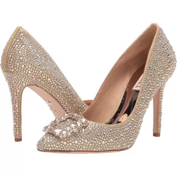 Badgley Mischka Womens Cher Ii PumpPlatino Glitter