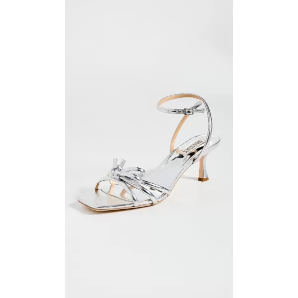 Badgley Mischka Womens Loyalty Heeled SandalSilver