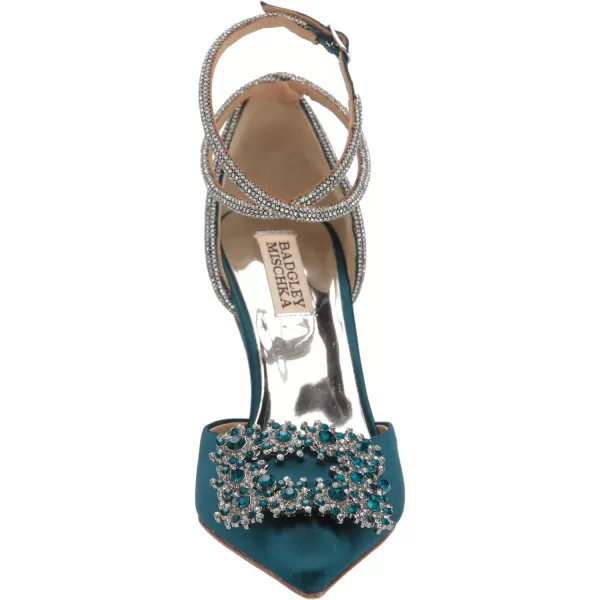 Badgley Mischka Womens Saint PumpMarine Teal