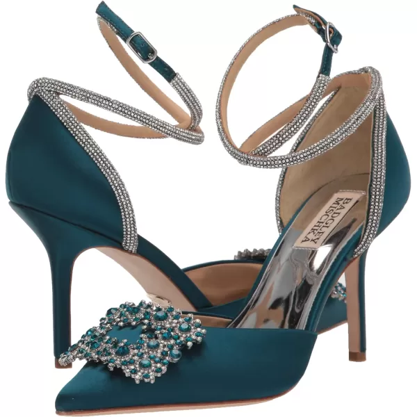 Badgley Mischka Womens Saint PumpMarine Teal