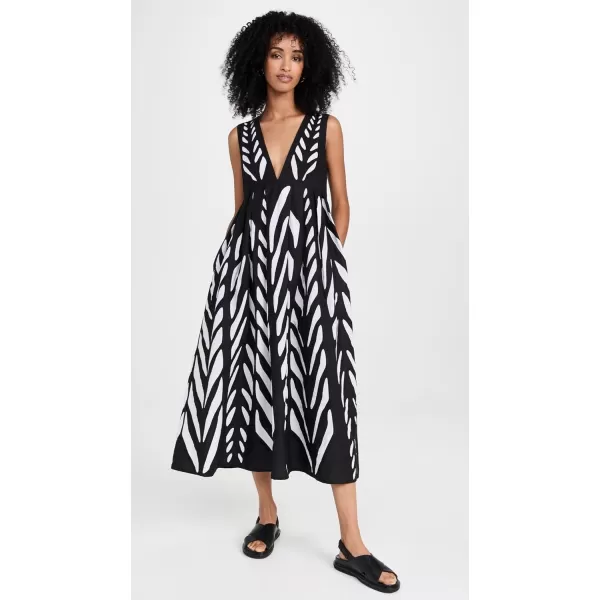 Banjanan Womens Dolly DressBlackWhite