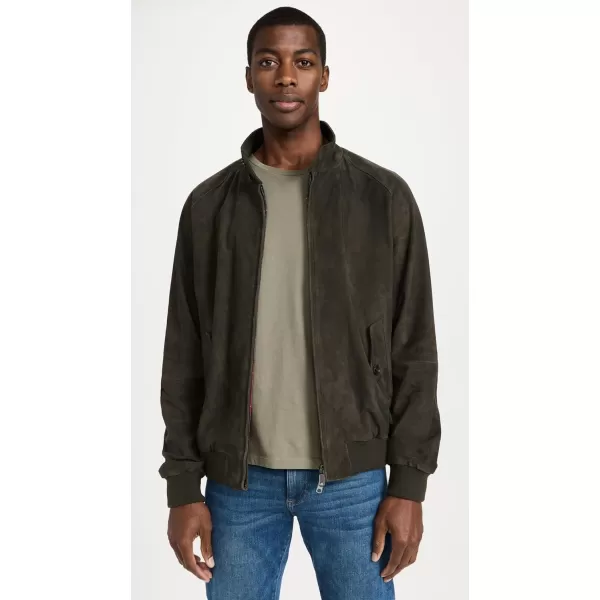 Baracuta Mens Suede G9 JacketGreen