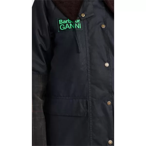 Barbour Womens Ganni x BurghleyNavyClassic