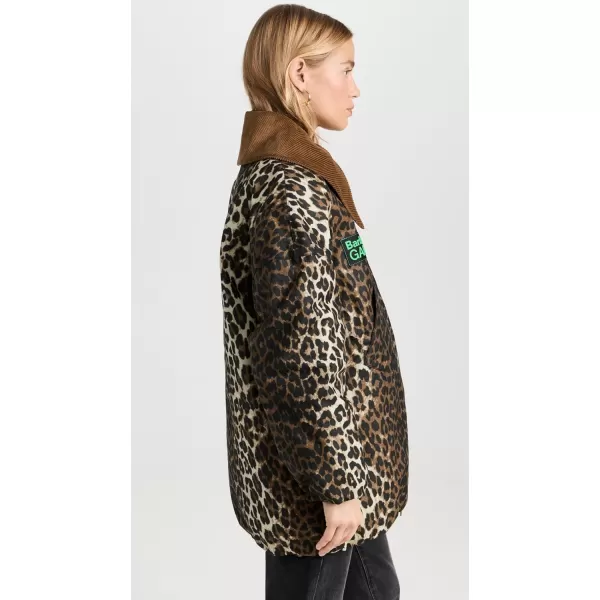 Barbour Womens x Ganni Printed BomberLeopard PrintClassic