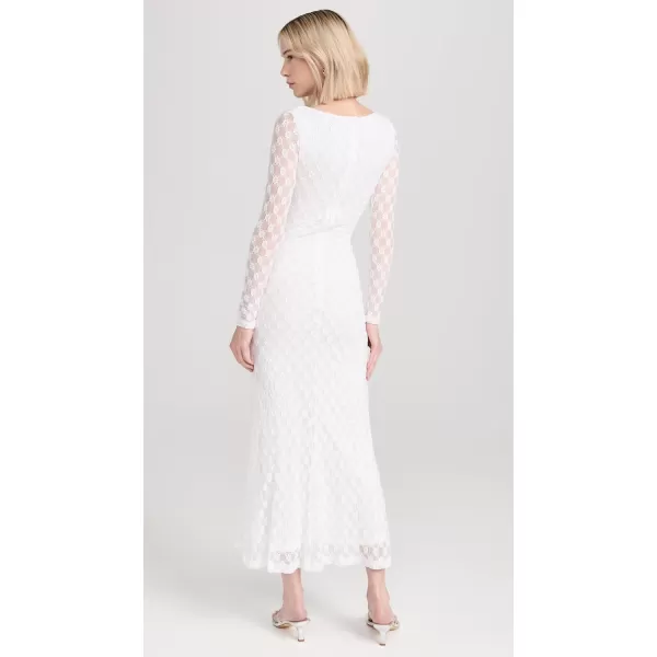 Bardot Womens Adoni Lace Midi DressWhite