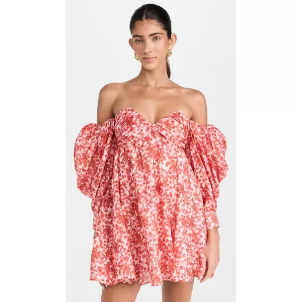 Bardot Womens Lani Floral Mini DressRed Dit Fl