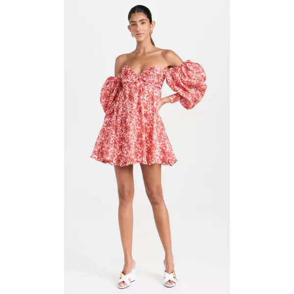 Bardot Womens Lani Floral Mini DressRed Dit Fl