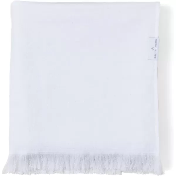 Barefoot Dreams Bold Stripe Organic Cotton Oversized Towel CarbonWhite 39x74Carbonwhite