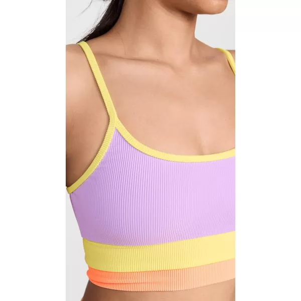 Beach Riot Womens Eva Bikini TopSundazed Color Block