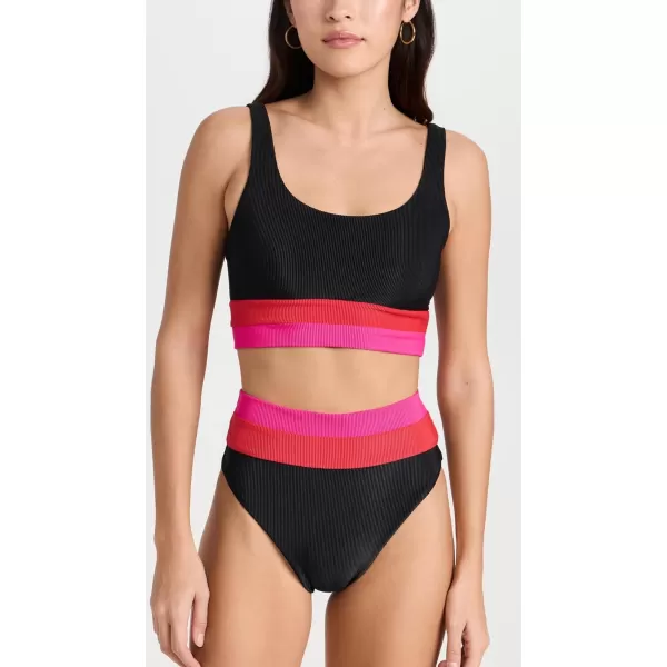 Beach Riot Womens Heidi Bikini BottomsGlacier Colorblock