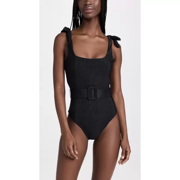 Beach Riot Womens Sydney Belted One PieceBlack