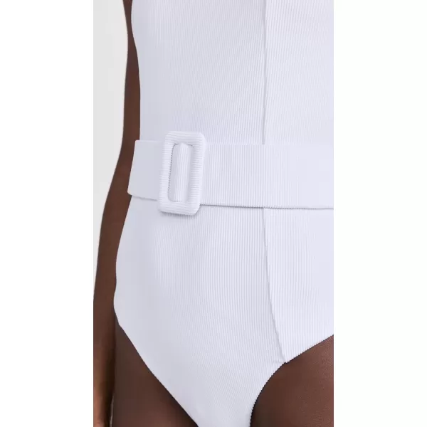 Beach Riot Womens Sydney Belted One PieceWhite