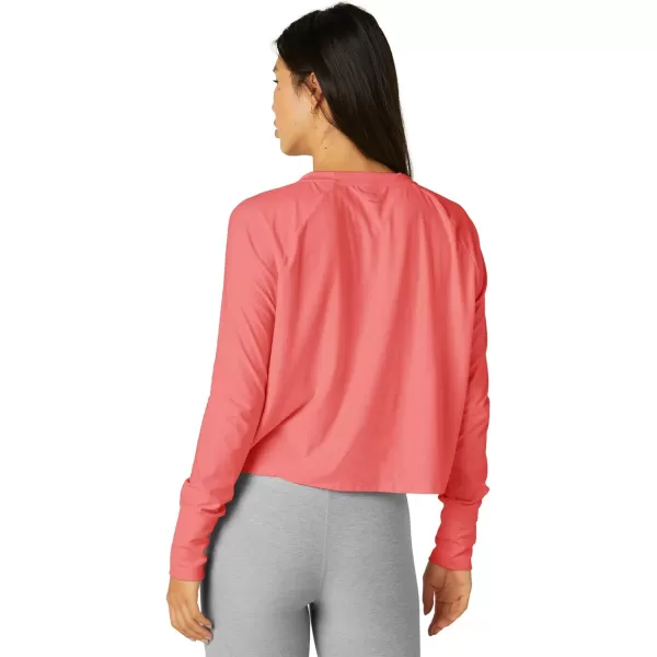 Beyond Yoga Womens Featherweight Daydreamer PulloverSun Kissed Coral Heather