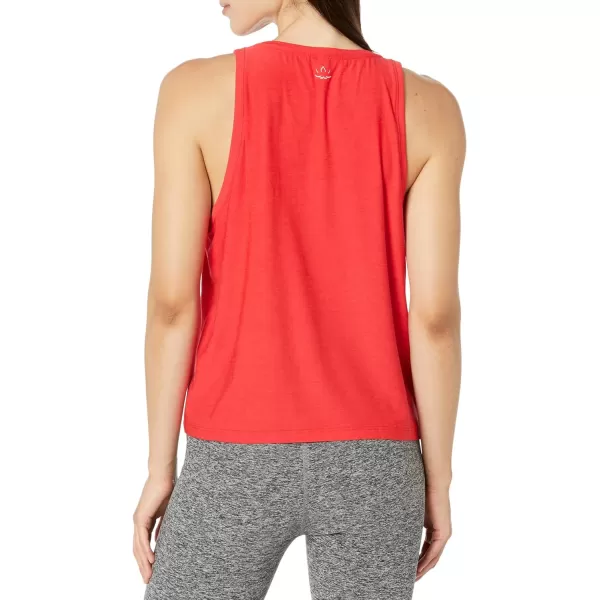 Beyond Yoga Womens Featherweight Rebalance TankCandy Apple Red Heather