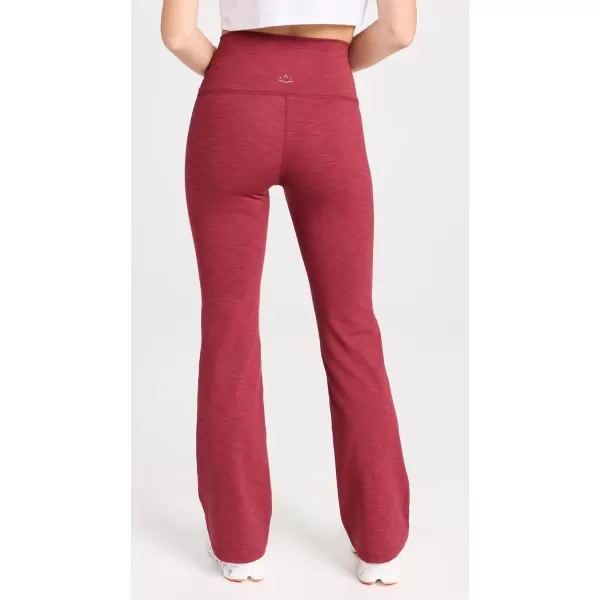 Beyond Yoga Womens Heather Rib High Waisted Practice PantsRosewood Heather Rib