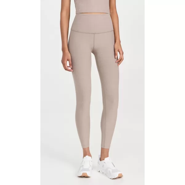 Beyond Yoga Womens High Waisted Midi LeggingsBirch Heather