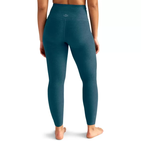 Beyond Yoga Womens High Waisted Midi LeggingsBlue Gem Heather