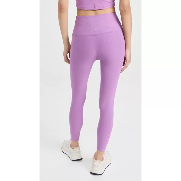 Beyond Yoga Womens High Waisted Midi LeggingsBright Iris Heather