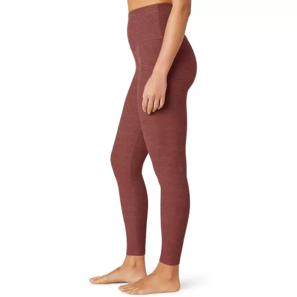 Beyond Yoga Womens High Waisted Midi LeggingsGrape Rose Heather