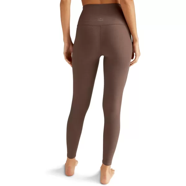 Beyond Yoga Womens High Waisted Midi LeggingsTruffle Heather