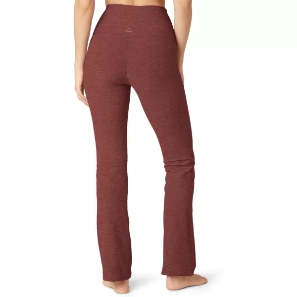 Beyond Yoga Womens High Waisted Practice PantsGrape Rose Heather