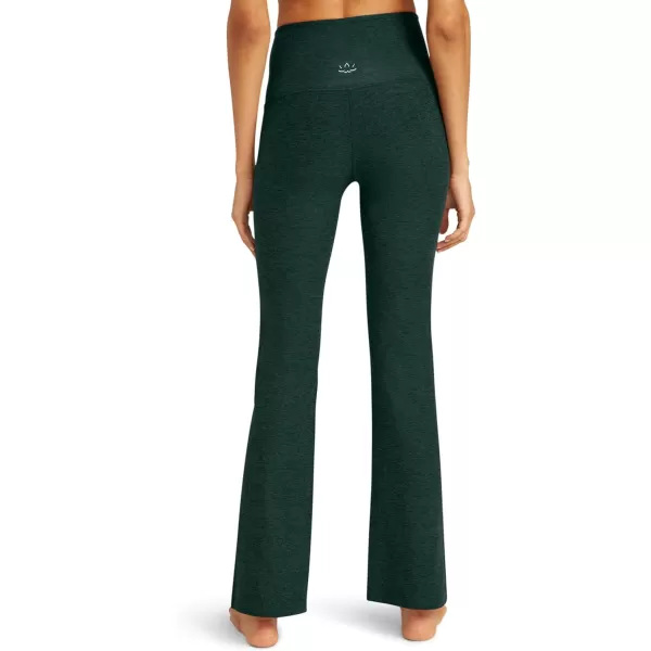 Beyond Yoga Womens High Waisted Practice PantsMidnight Green Heather