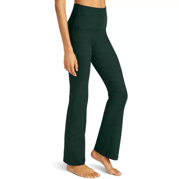 Beyond Yoga Womens High Waisted Practice PantsMidnight Green Heather