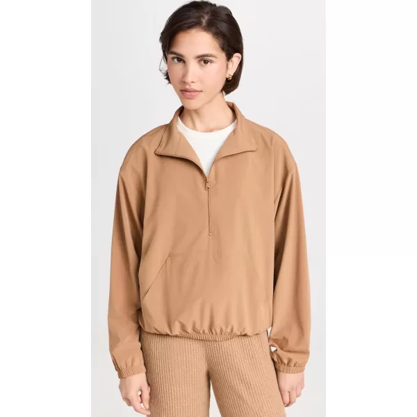 Beyond Yoga Womens In Stride Half Zip PulloverToffee