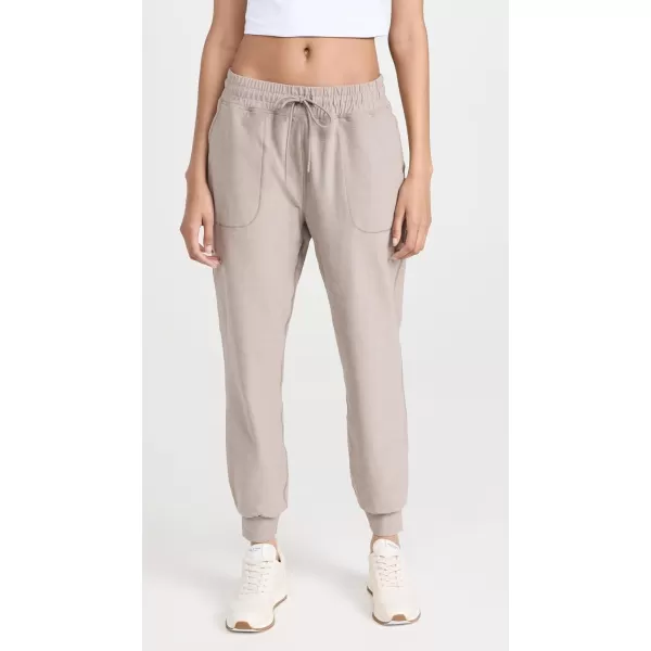 Beyond Yoga Womens Spacedye Commuter Midi JoggersBirch Heather