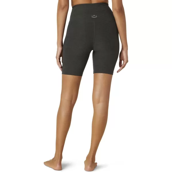 Beyond Yoga Womens Spacedye Keep Pace Biker ShortsDarkest Night