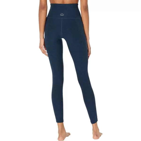 Beyond Yoga Womens Spacedye Out of Pocket High Waisted Midi LeggingsNocturnal Navy