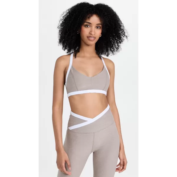 Beyond Yoga Womens Spacedye Outlines BraBirchCloud White