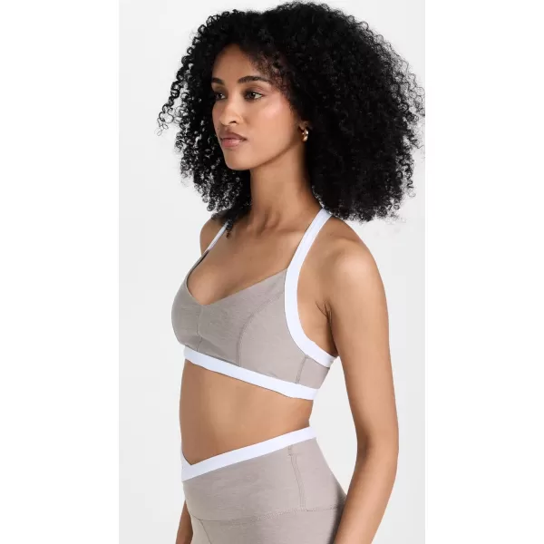 Beyond Yoga Womens Spacedye Outlines BraBirchCloud White