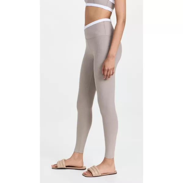 Beyond Yoga Womens Spacedye Outlines High Waisted Midi LeggingsBirchCloud White