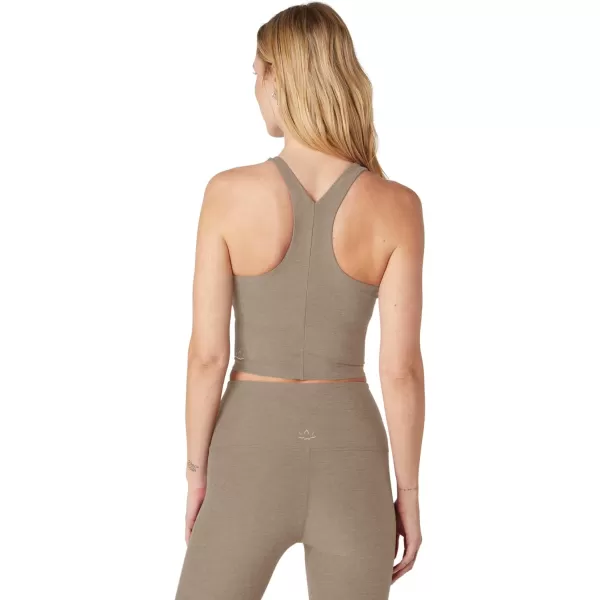 Beyond Yoga Womens Spacedye Refocus Cropped TankBirch Heather