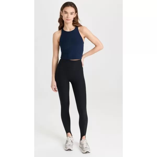 Beyond Yoga Womens Spacedye Refocus Cropped TankNocturnal Navy