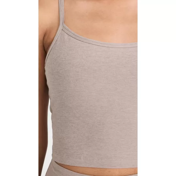 Beyond Yoga Womens Spacedye Slim Racerback Cropped TankBirch Heather