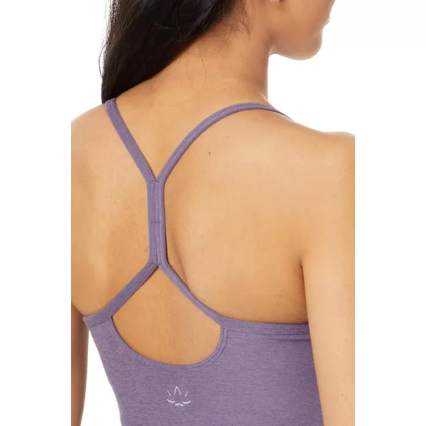 Beyond Yoga Womens Spacedye Slim Racerback Cropped TankPurple Haze Heather