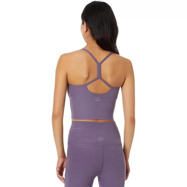 Beyond Yoga Womens Spacedye Slim Racerback Cropped TankPurple Haze Heather