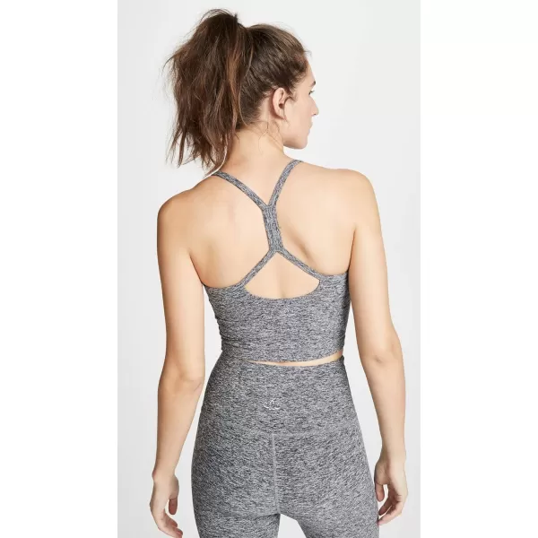 Beyond Yoga Womens Spacedye Slim Racerback TankBlackWhite Spacedye