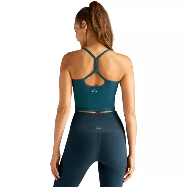 Beyond Yoga Womens Spacedye Slim Racerback TankBlue Gem Heather