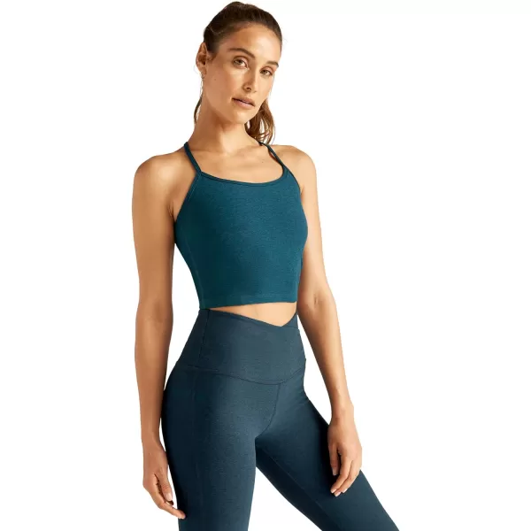 Beyond Yoga Womens Spacedye Slim Racerback TankBlue Gem Heather